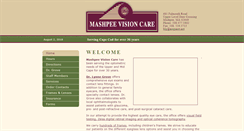 Desktop Screenshot of mashpeevisioncare.com